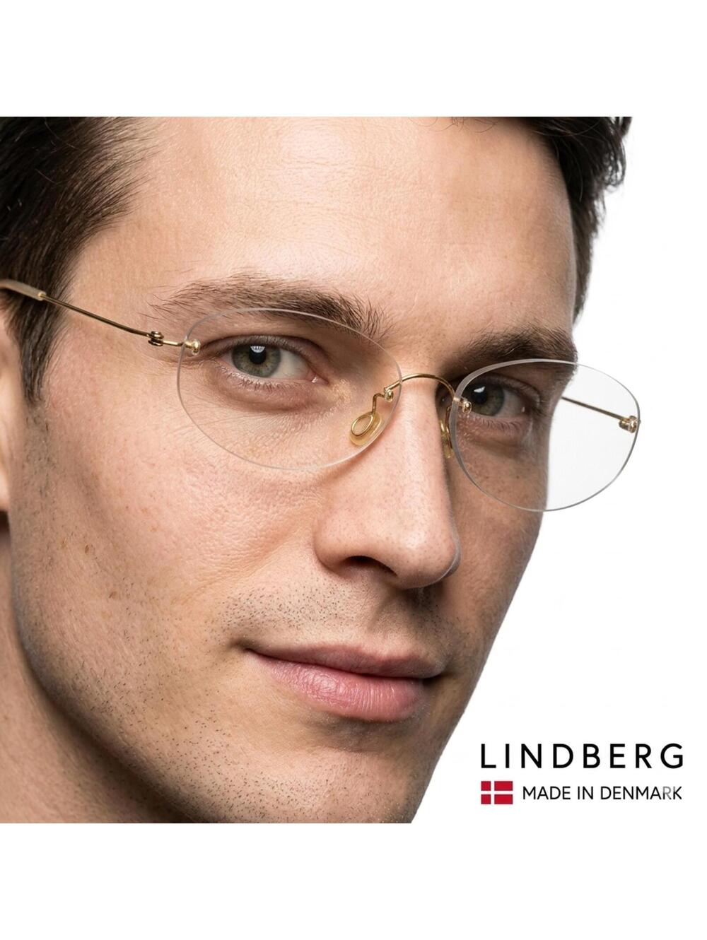 Lindberg Col. PGT Air Titanium Eyeglasses Denmark | Rim-less